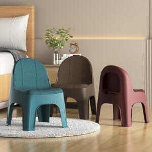 통사출로 중 소 튼튼한 등받이 미니 의자 오블롱