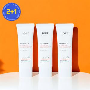아이오페 톤업 선크림 UV 쉴드 선 프로텍터 50ml SPF50+ 3개