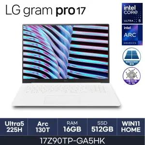 LG 17인치 노트북 17Z90TP-GA5HK 울트라5 W11Home ( 16GB / N 512GB ) HMC