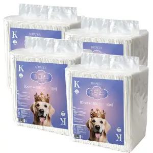 고독한 킹패드 (85cmx100cm)30매x4개 초대형 애견패드