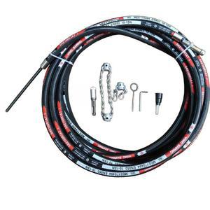 샤프트 와이어 미터 8M세트 스레더 청소 세트 하수구샤프트 플렉시블 1M 노즐 막힘 전기