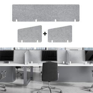 사무실 책상위 조립식 낮은 파티션 가림막 테이블 회사 1인용 ㄷ자 가벽 칸막이 가림