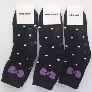 수면양말 소프트 리본 세침 HG5885-2D/겨울/따뜻한/포근한/쫀쫀한/발열/방한/양말/아동용/미끄럼방지