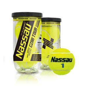 [스타]낫소 테니스공 2개입 캔볼 짜르투어 시합구 T-270