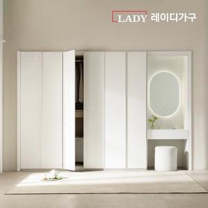 매튜 E0 무몰딩 베이직 안방 여닫이 붙박이장 360 390cm