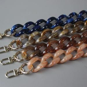 가방끈 스트랩 체인 줄 수지 탈착식 액세서 아크릴 핸드백 플라스틱 여성용 교체 가방 어깨