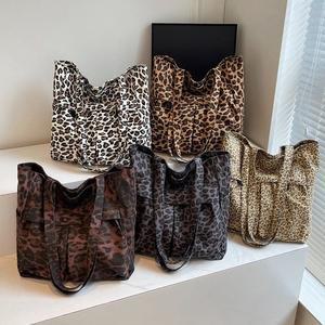 고품질 백 호피 쇼퍼 가방 클래식 숄더 (WFHDQH0)