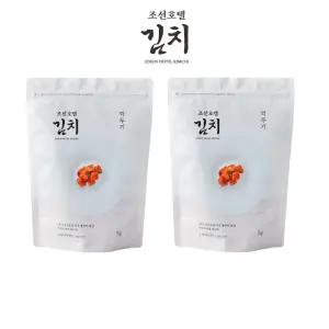 [조선호텔김치] 깍두기 1kg, 2개