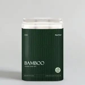 매직브라이트 천연펄프 대나무 키친타올 200매 x 12롤 1팩