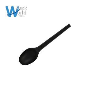 PLA 친환경 생분해 블랙 스푼 1000개