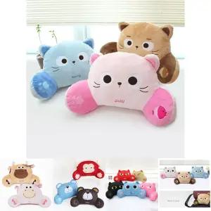 캣넛 허리쿠션 - 대형 BIG/캐릭터/허리/등받이/에어매쉬/쿠션/의자/소파/인형/귀여운/예쁜/거실/장식/데코