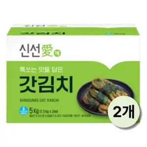 [보금푸드] 신선애 갓김치 5kg x 2개