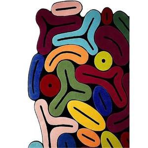 샤크팡 미드센츄리 인테리어 논슬립 수입 러그 200 플랫 나혼산 매트 80X120CM 카페트