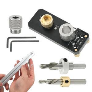 슬라이더가 있는 알루미늄 프로파일 드릴 가이드 펀치 포지셔너 금속 압출 구멍 지그