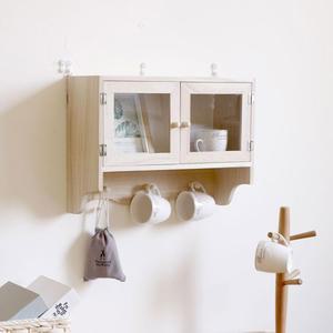 원목 우드 미니 벽 선반 서랍장 수납장 조립 책상 식탁위수납