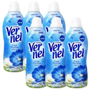 헨켈 버넬 고농축 섬유유연제 프레쉬모닝 900ml 6개