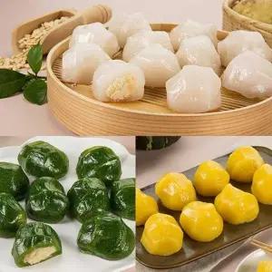 [안흥골짜기] 안흥 감자떡 600g + 쑥감자떡 600g + 호박감자떡 600g