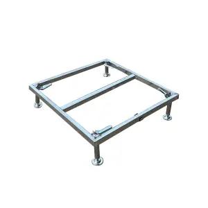 EZ 데크 기본프레임 1m x 1m 조립식 캠핑 데크 WPC 평상 야외 테라스 조립식 마루 다용도 합성목