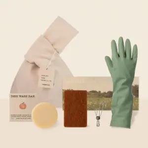 싱글룸 제로웨이스트 주방4종 선물세트 (가온) 집들이 답례품 행사 기념품 ESG 회의