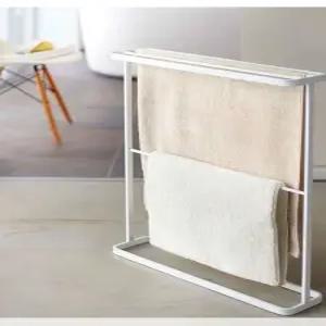 스탠드형 수건 건조대 인테리어 빨래 거치대 골드 타올