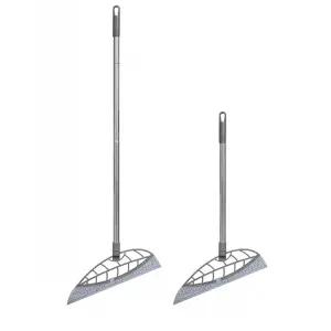 만능 청소 스퀴지 깔끔청소 실리콘 빗자루 그레이 J307