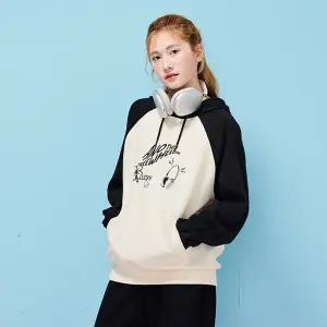 [에꼴리에] 여자 가을신상 이모티믹스 라글란 후드티(25C1456)