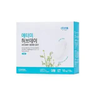 애터미 생리대 허브데이 대형 40매 1개