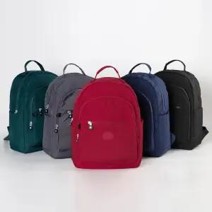 엄마 가볍고 질긴 단색 캐주얼 천배낭 가벼운 중년백팩 어깨편한 50대