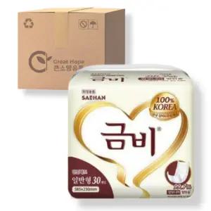 금비 속기저귀 일자형 일반 30매 3팩