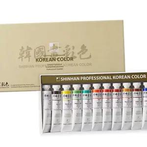 Z12 신한한국화물감 20ml 12색 42698 수채화물감 수채