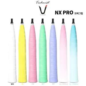 테크니스트 배드민턴그립 라켓그립 NX 프로 오버그립 화이트 핑크 민트 옐로우