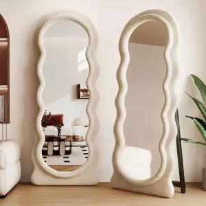 물결 전신거울 웨이브 옷가게 비정형 미러 카페 엔틱