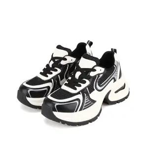 바바라 어글리 배색 여성 스니커즈 5.5cm_BBH611