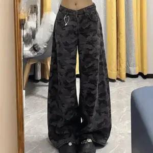 카모팬츠 오디너리 와이드팬츠 밀리터리 면바지 청바