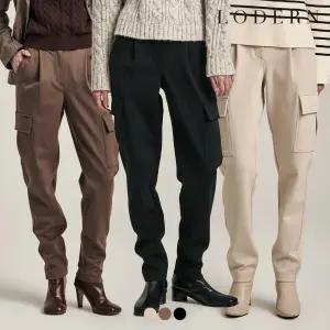 [로던]여) TR분또 3/4 밴딩 기모 카고 테이퍼드 (FLRWCPE518P)