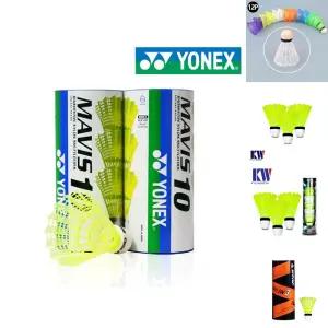 요넥스 마비스 10 셔틀콕 옐로우/나일론/플라스틱/배드민턴/경기용/연습용/나이론/배드민턴공/숙련자/훈련