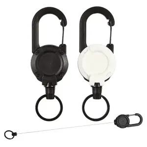고급형 릴 키홀더 자동 릴와이어 키링 분실방지 늘어나는 열쇠고리
