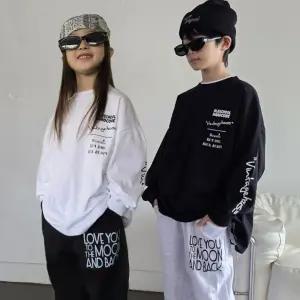 어린이 아동 주니어 초등 중등 루즈핏 긴팔 티셔츠 빈티지 티