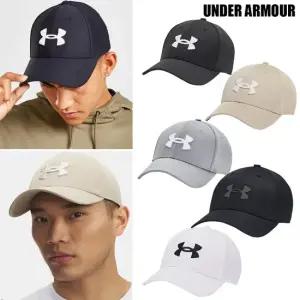 UA 남성 블리칭 어드저스터블 볼캡 모자 화이트 블랙   1376700-001   1369781-001 )