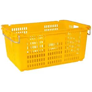 운반상자 특대A 노랑 철고리 불포함 농산물 바구니 이삿짐 박스 과일 콘티 이사 플라스틱