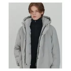 [로가디스][로가디스] 디테처블 후드 다운 코트 - 라이트 그레이 (RY4X38P752)