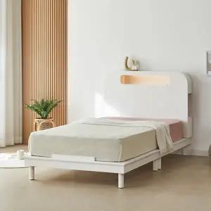 WG-벨루틴 헤드라운드 SS 조명 침대프레임