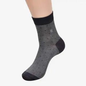 세련된 중목양말 땡땡이 패턴 남성 실켓 양말 5켤레