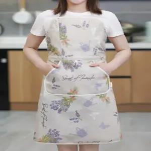 끈없는 앞치마 방수 코팅 자동 방수앞치마 자석 주방 가정용 와이어