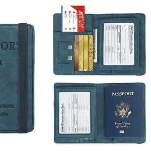 [콩심팥심]스캔 도난방지기능 여권지갑 반지갑 ST008