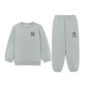 갤러리아 (S2B09)MLB키즈 베이직 아트웍 기모 맨투맨 세트(7AS2B0956-50MGL)