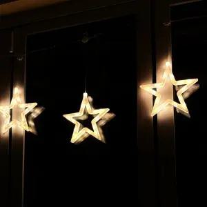 LED 화이트별 전구 150구 크리스마스 카페 홈 인테리어