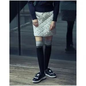 [닥스골프] 여성 크림 프리미엄 D퀼팅 밴딩 스커트 DNSK3D801CR 775794