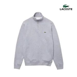 라코스테 남녀공용 반집업 코튼 스웨트셔츠 SH1927 그레이