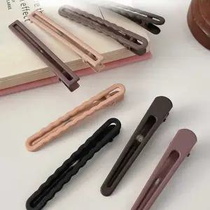 [콩심팥심]반묶음 헤어포인트 집게핀 4개세트 앞머리 잔머리정리